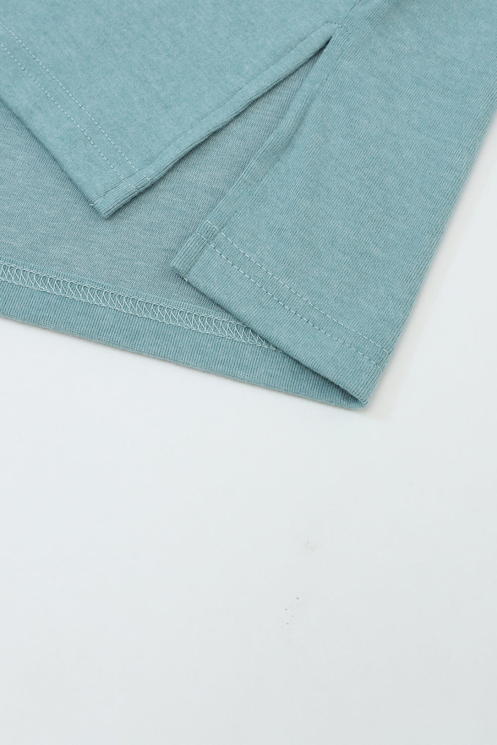 Green Colorblock Striped Bishop Sleeve Top - Ballimart