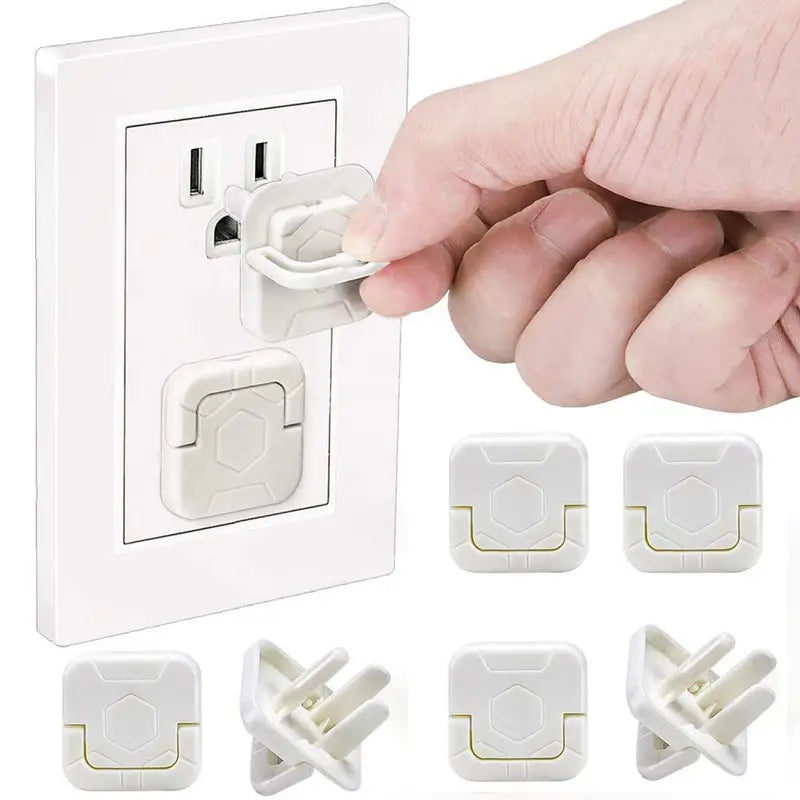 8Pcs/Set Outlet Covers, Baby Proofing Socket Protectors - Ballimart