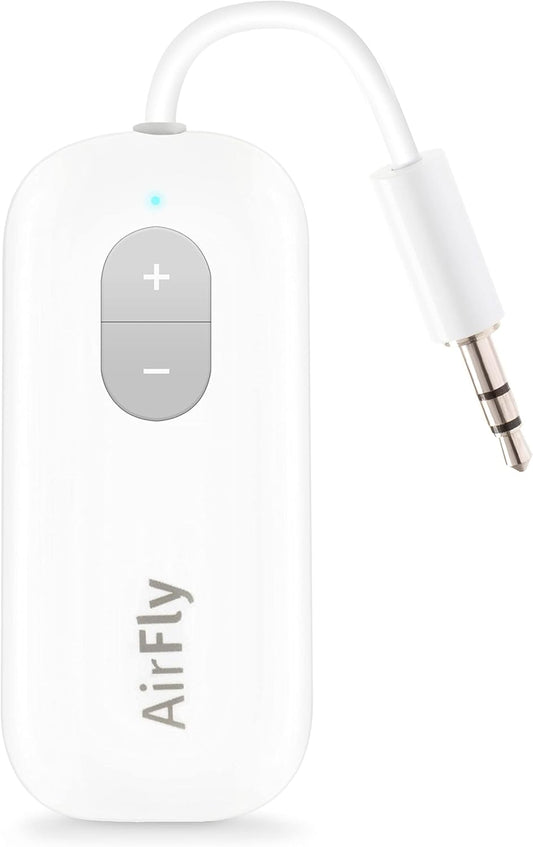 welve South AirFly SE Bluetooth Audio Transmitter & Receiver – Wireless Freedom for AirPods, Headphones, Airplanes, Gym Equipment, TVs, and More