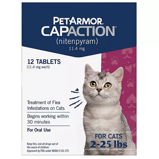 PetArmor CapAction Oral Flea Tablets for Cats