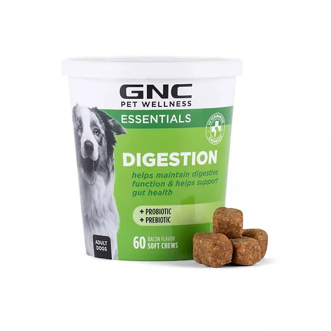 GNC Pets Digestion Soft Chews for Dogs