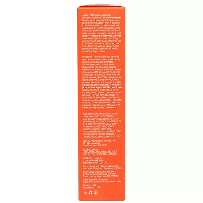 Professional Molecular Repair Hair Treatment