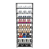 10 Tier Stackable Shoe Rack Storage Shelves - Stainless Steel Frame Holds 50 Pairs Of Shoes - Ballimart