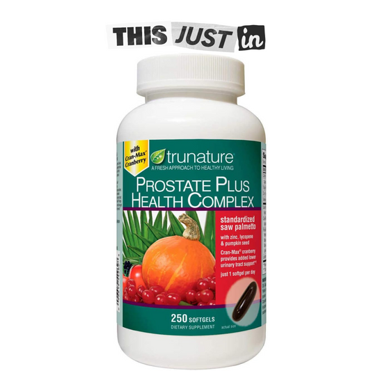 TruNature Prostate Health Complex – Saw Palmetto, Lycopene, Zinc & Pumpkin Seed – 250 Softgels