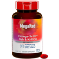 MegaRed Omega 3 Fish & Krill Oil 500mg 140 Softgels