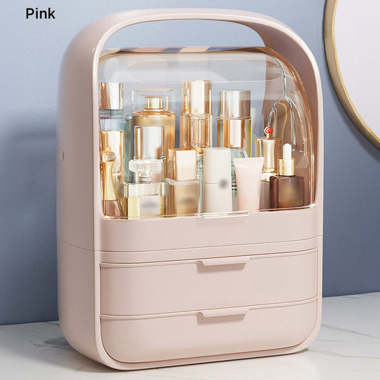 Joybos® Modern Makeup Storage Box With Drawer Pink - Ballimart