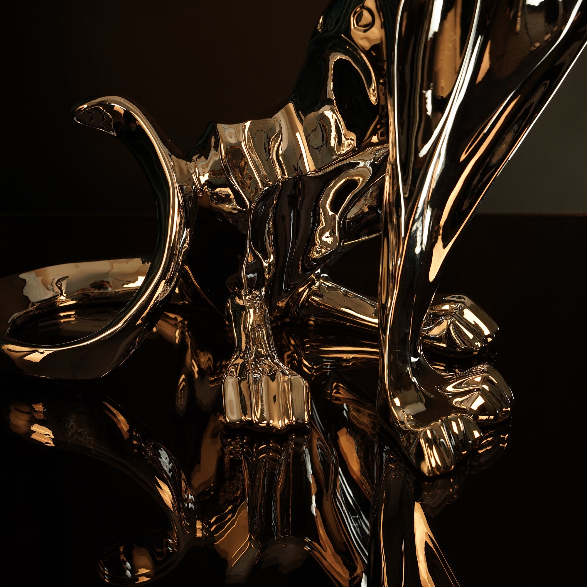 Jaguar Table Lamp // Silver,holiday gifts,furniture,desk lamp, - Ballimart