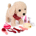 Spark Imagination with a Lifelike Walking, Barking, and Tail-Wagging Toy Pet! Complete Grooming Set and Leash Included for Kids' Creative Play and Learn(Golden Retriever)(Shipment from FBA) - Ballimart
