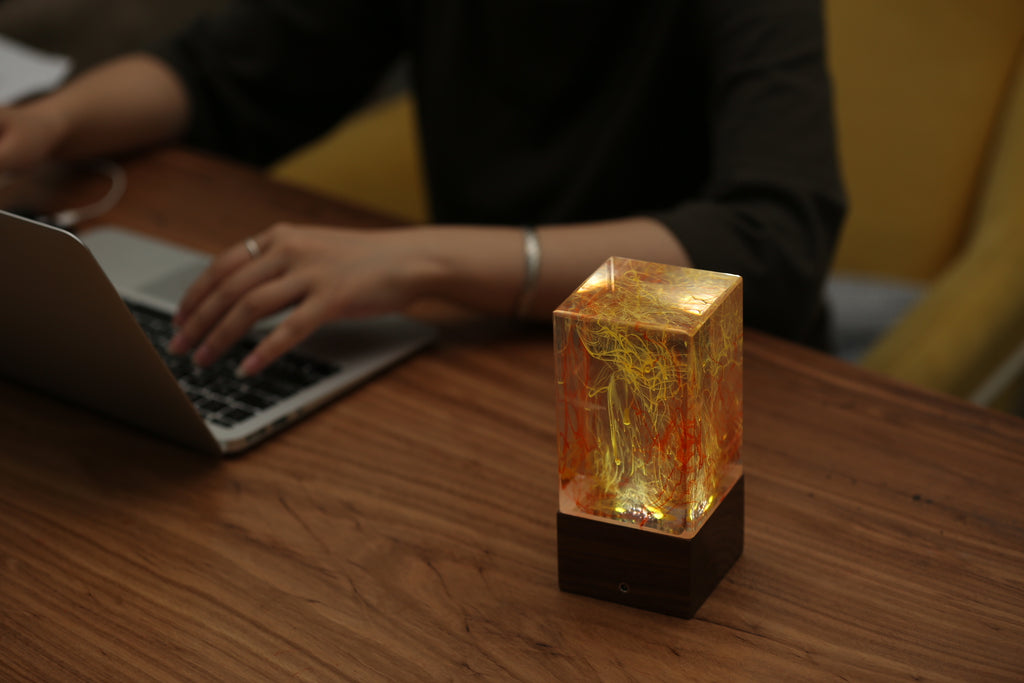 Resin table decor-Fire,Table lamp,gifts - Ballimart