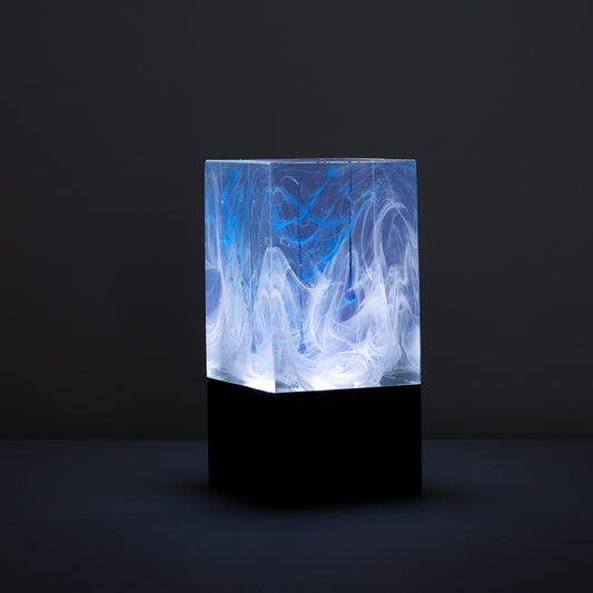 Resin Table Lamp - Ice,Table lamp,gifts - Ballimart