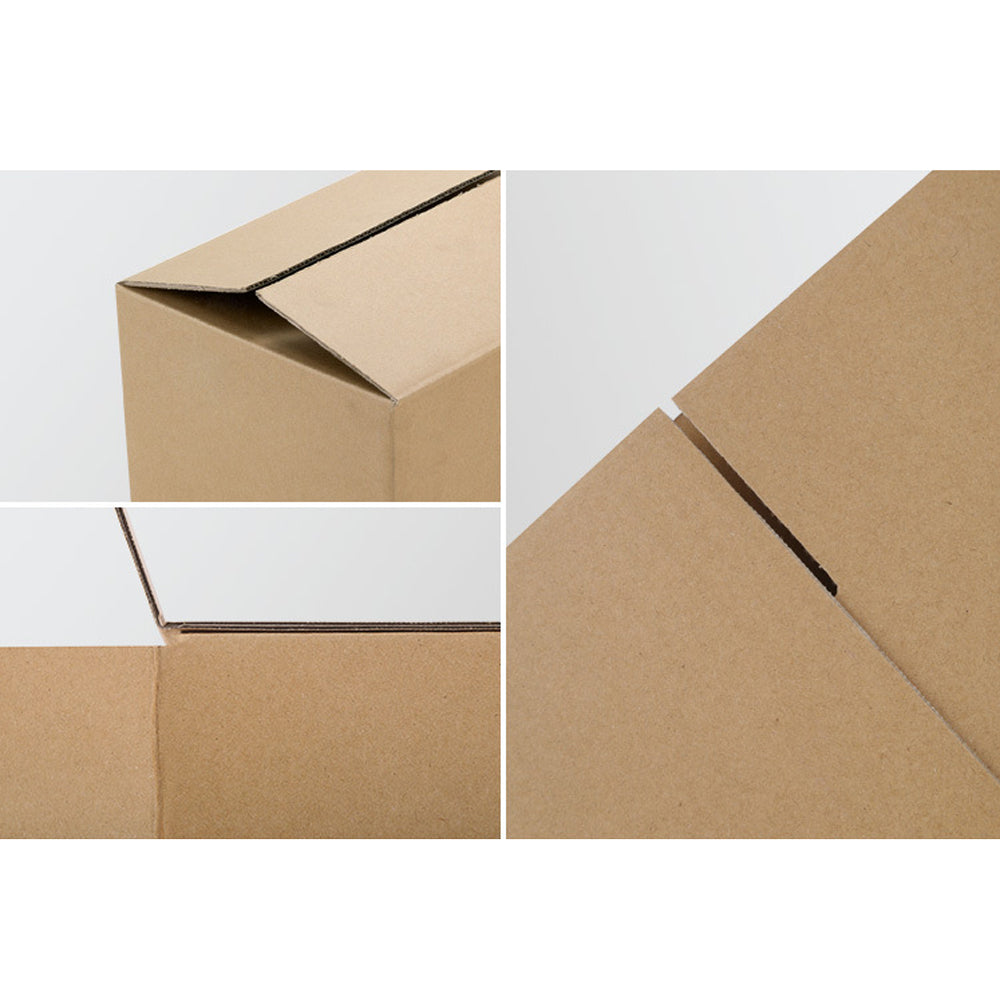 100 Corrugated Paper Boxes 6x4x4"（15.2*10*10cm）Yellow