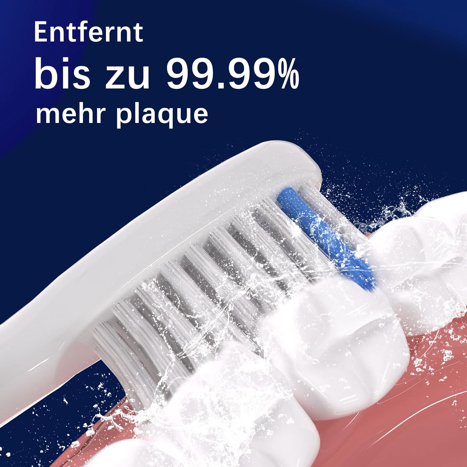 Electric Toothbrush Sonic Toothbrush, 5 Cleaning Modes for Dental Care, Screen Display, Gift Man/Woman, 4 Replacement Heads - Ballimart