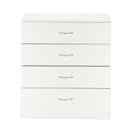 FCH Modern Simple 4-Drawer Dresser White - Ballimart