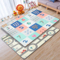 Baby Play Mat for Floor, Reversible Foam Play Mat for Baby, Non-Toxic Baby Floor Mat, Haute Collection Crawling Mat, Rolling Kids Play Mat, One-Piece Waterproof Playmat for Babies - Ballimart