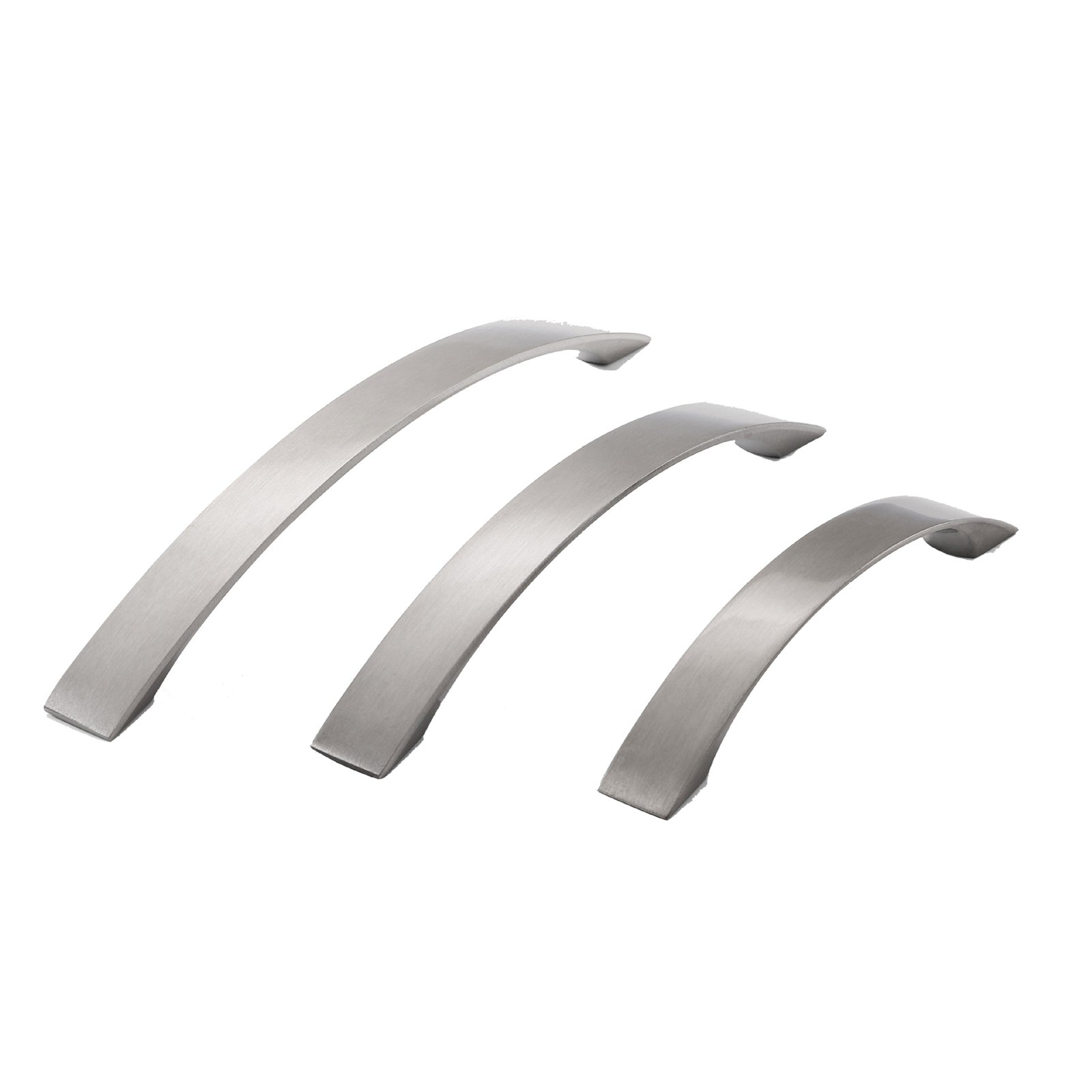 Silver Brushed Nickel Cabinet Handles Bar Pulls Kitchen Hardware Stainless Steel - Ballimart