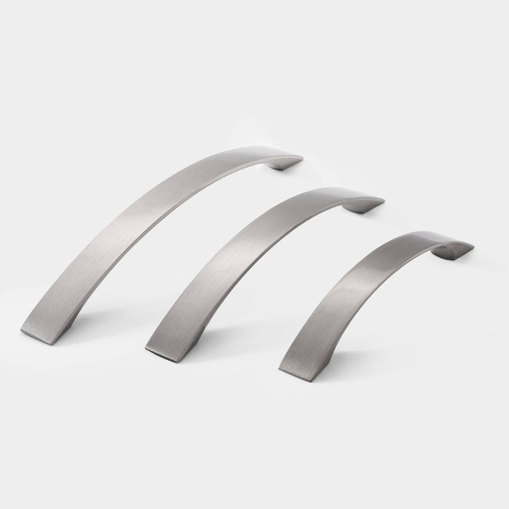 Silver Brushed Nickel Cabinet Handles Bar Pulls Kitchen Hardware Stainless Steel - Ballimart