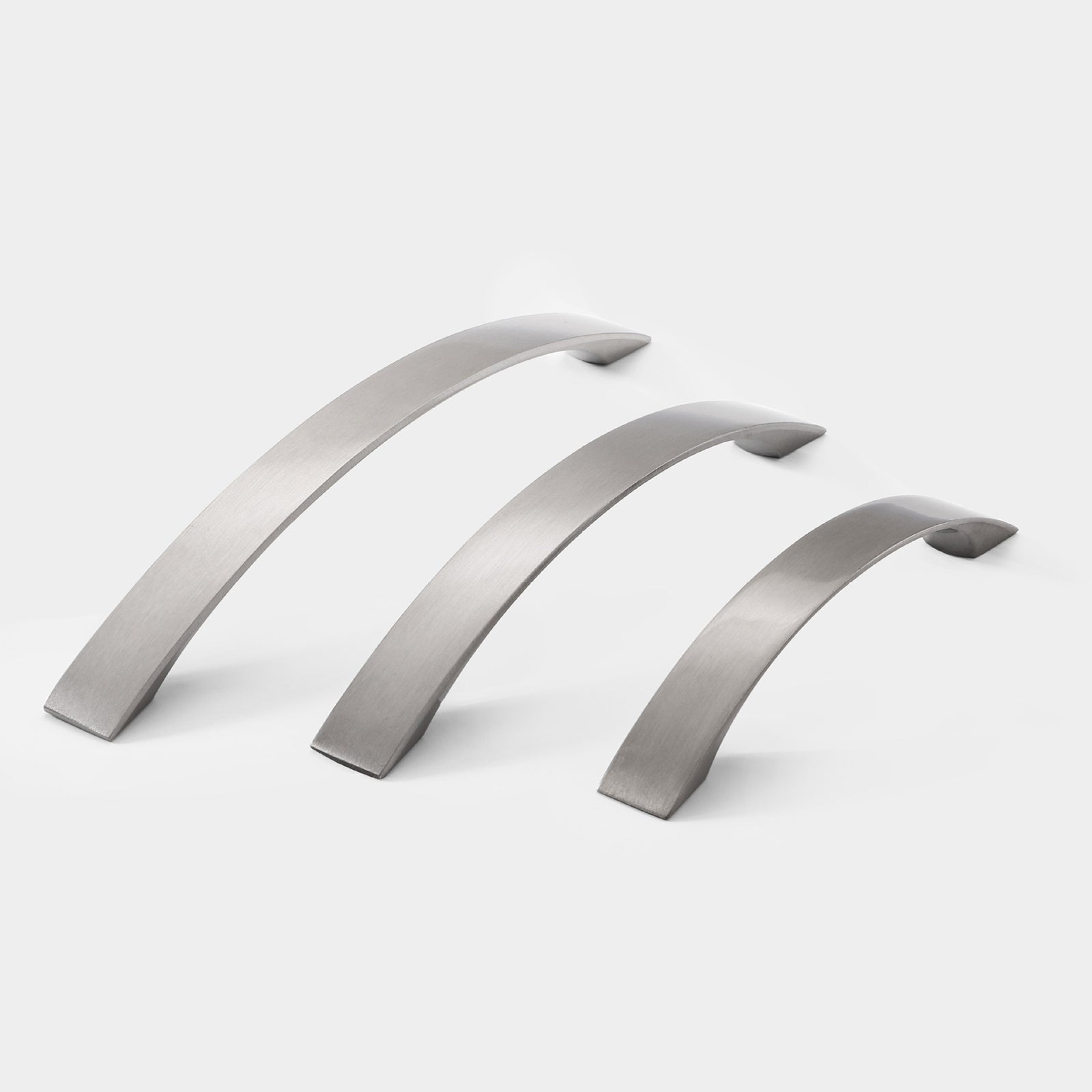 Silver Brushed Nickel Cabinet Handles Bar Pulls Kitchen Hardware Stainless Steel - Ballimart