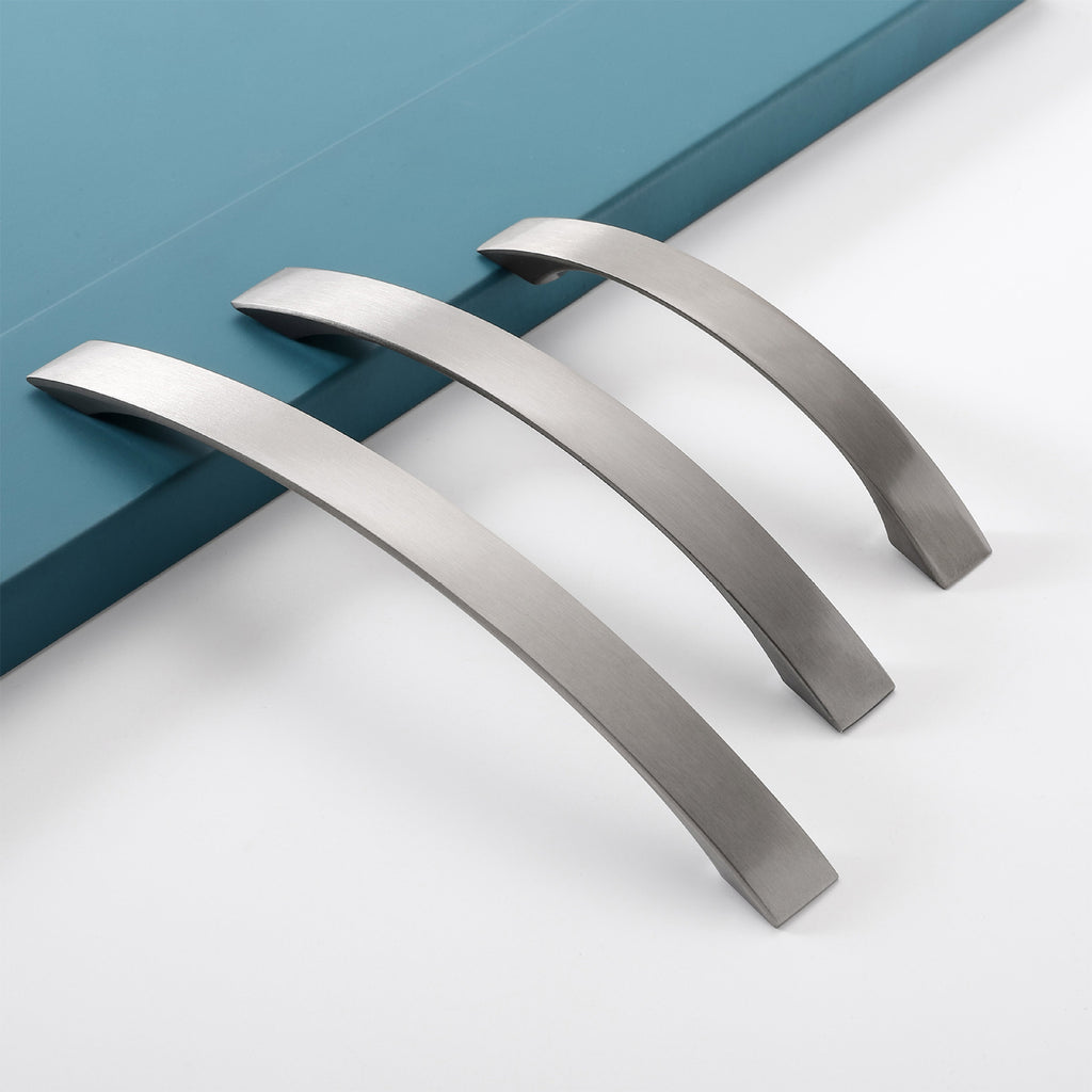 Silver Brushed Nickel Cabinet Handles Bar Pulls Kitchen Hardware Stainless Steel - Ballimart