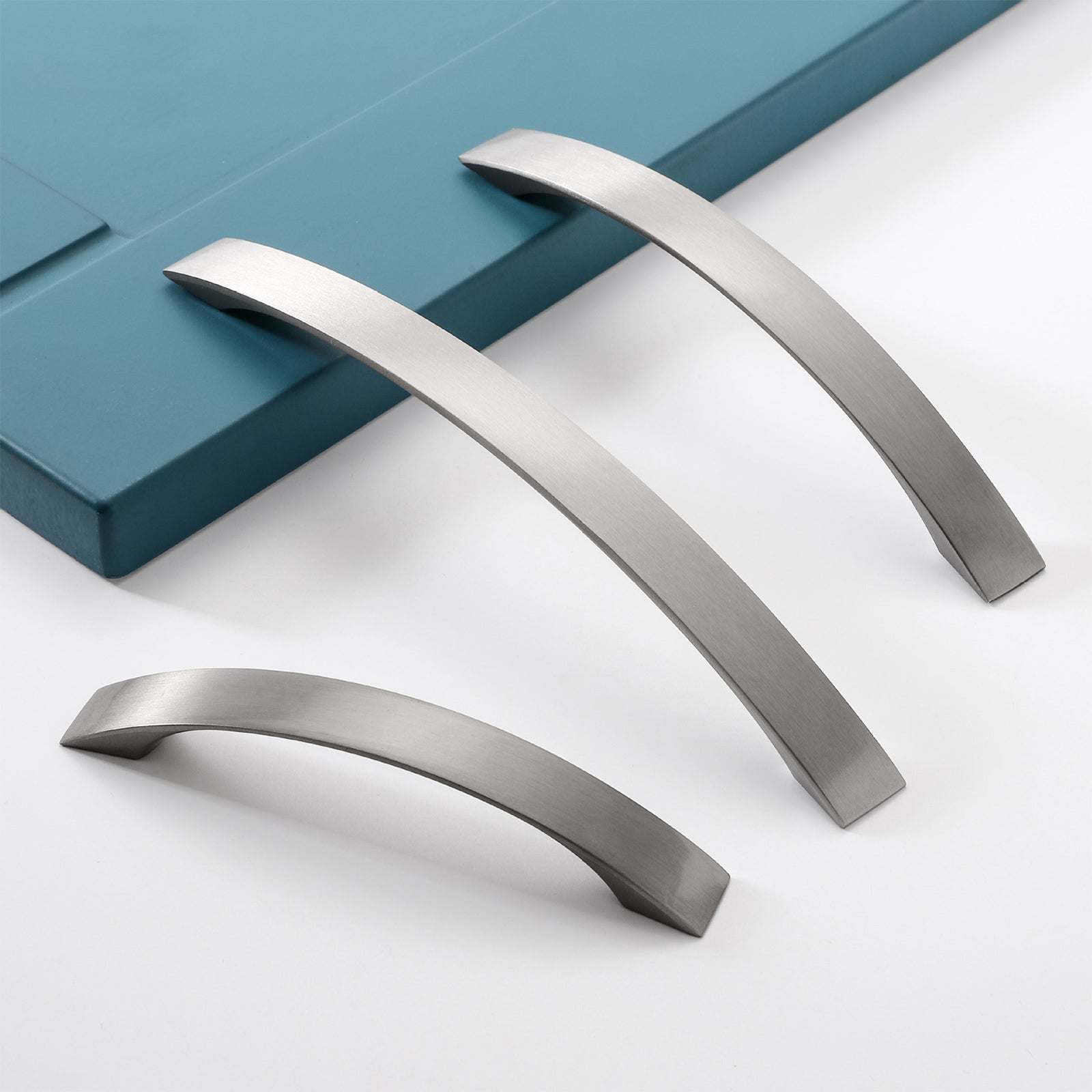 Silver Brushed Nickel Cabinet Handles Bar Pulls Kitchen Hardware Stainless Steel - Ballimart