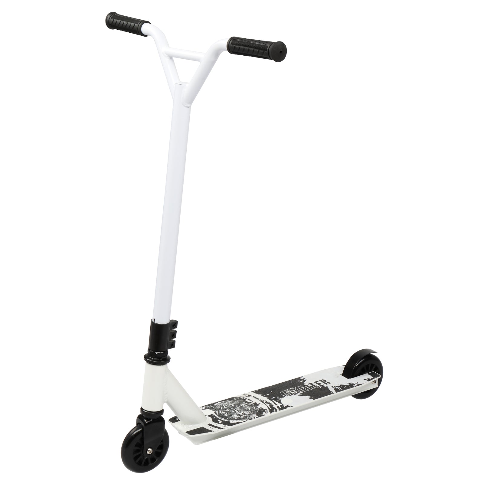 Pro Scooter for Teens and Adults, Freestyle Trick Scooter White - Ballimart