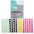 Pimple Patches for Face, Hydrocolloid Acne Patches Cute Star Pimple Patches for Healing, Cute Face Stickers, Zit Patch, Salicylic Acid & Tea Tree 3 Sizes,160 pcs Green&Black(No Shipment on Weekends) - Ballimart