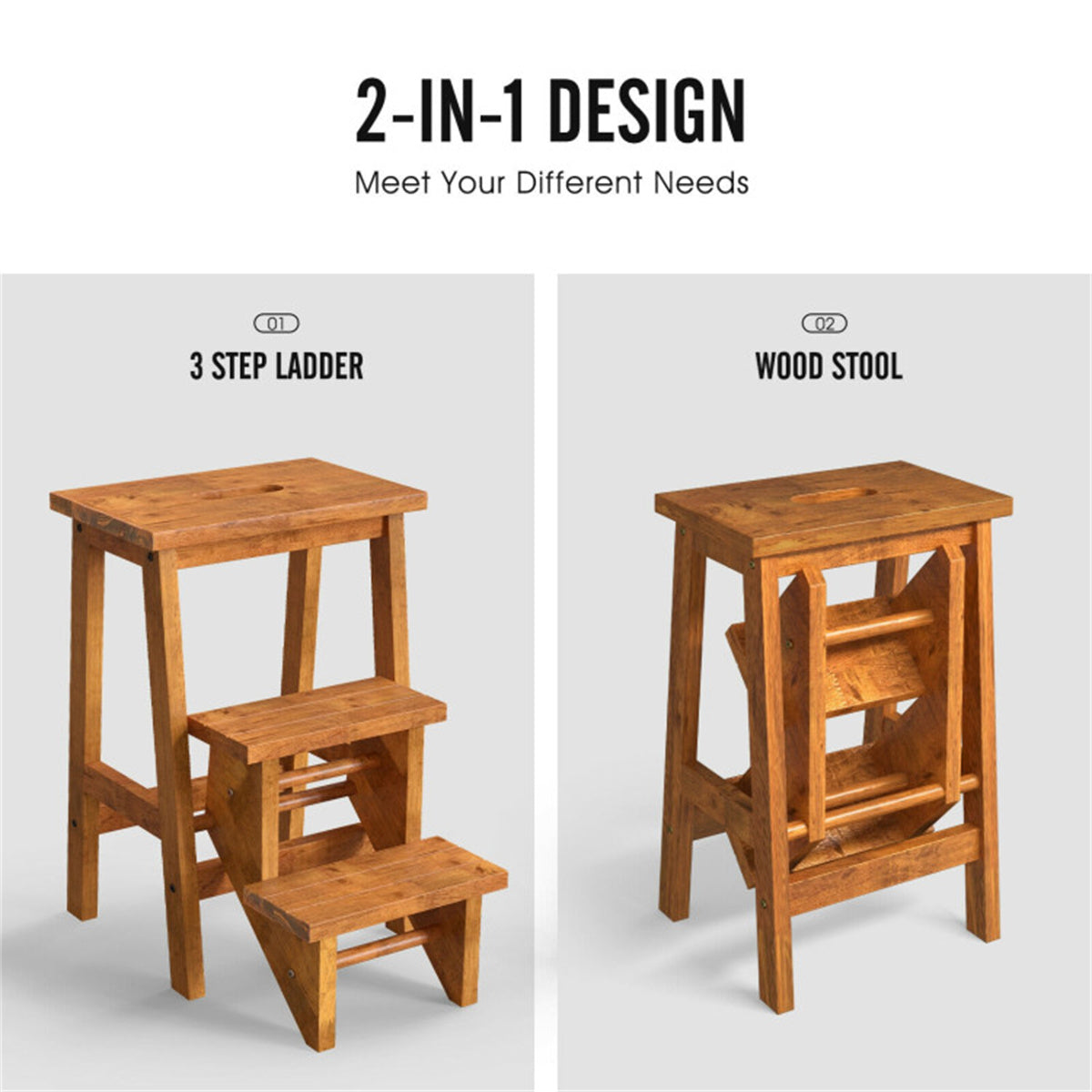 3-in-1 step stool