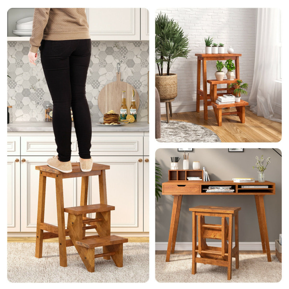 3-in-1 step stool - Ballimart