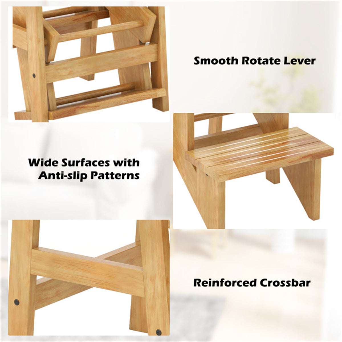 3-in-1 step stool - Ballimart
