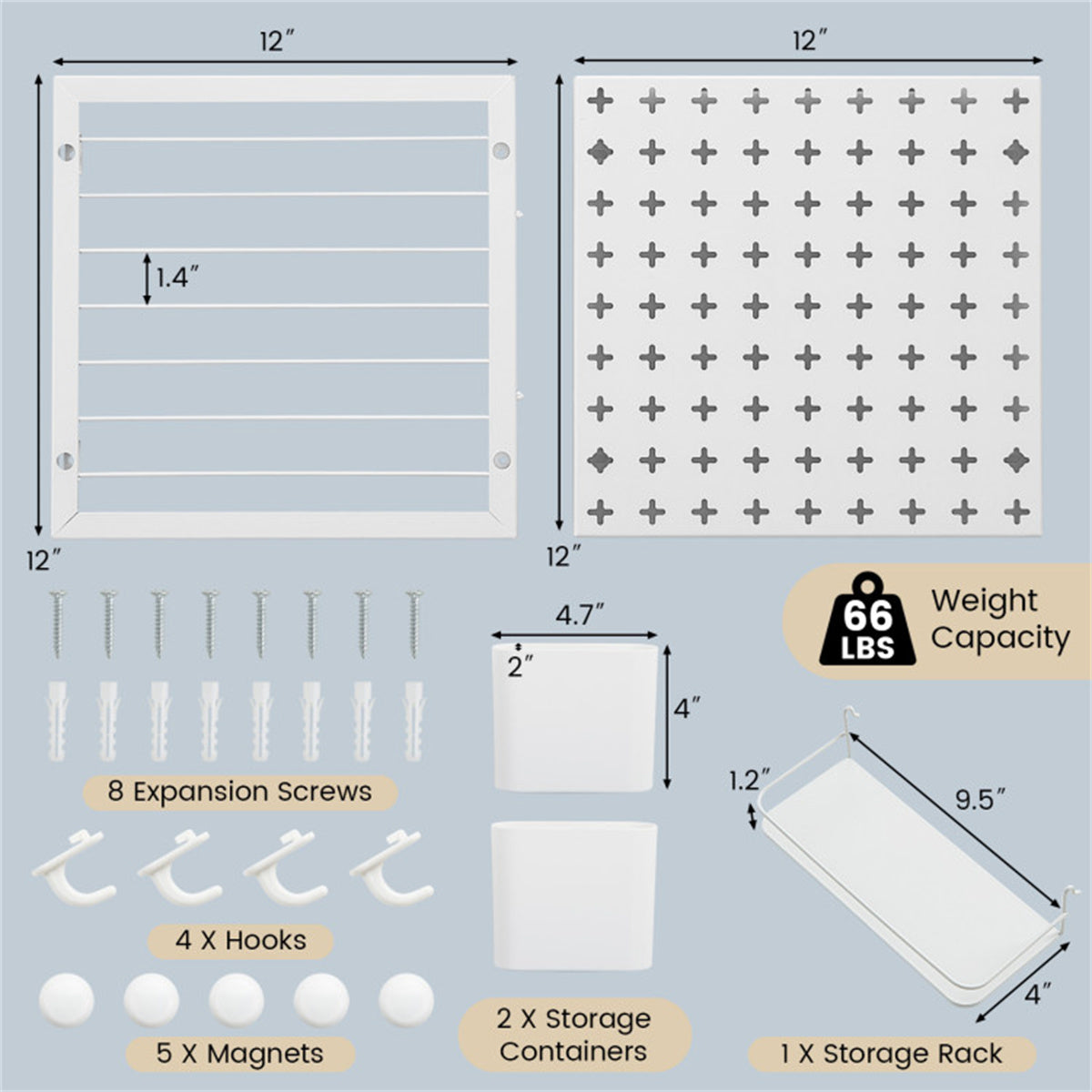 Pegboard Combination Kit