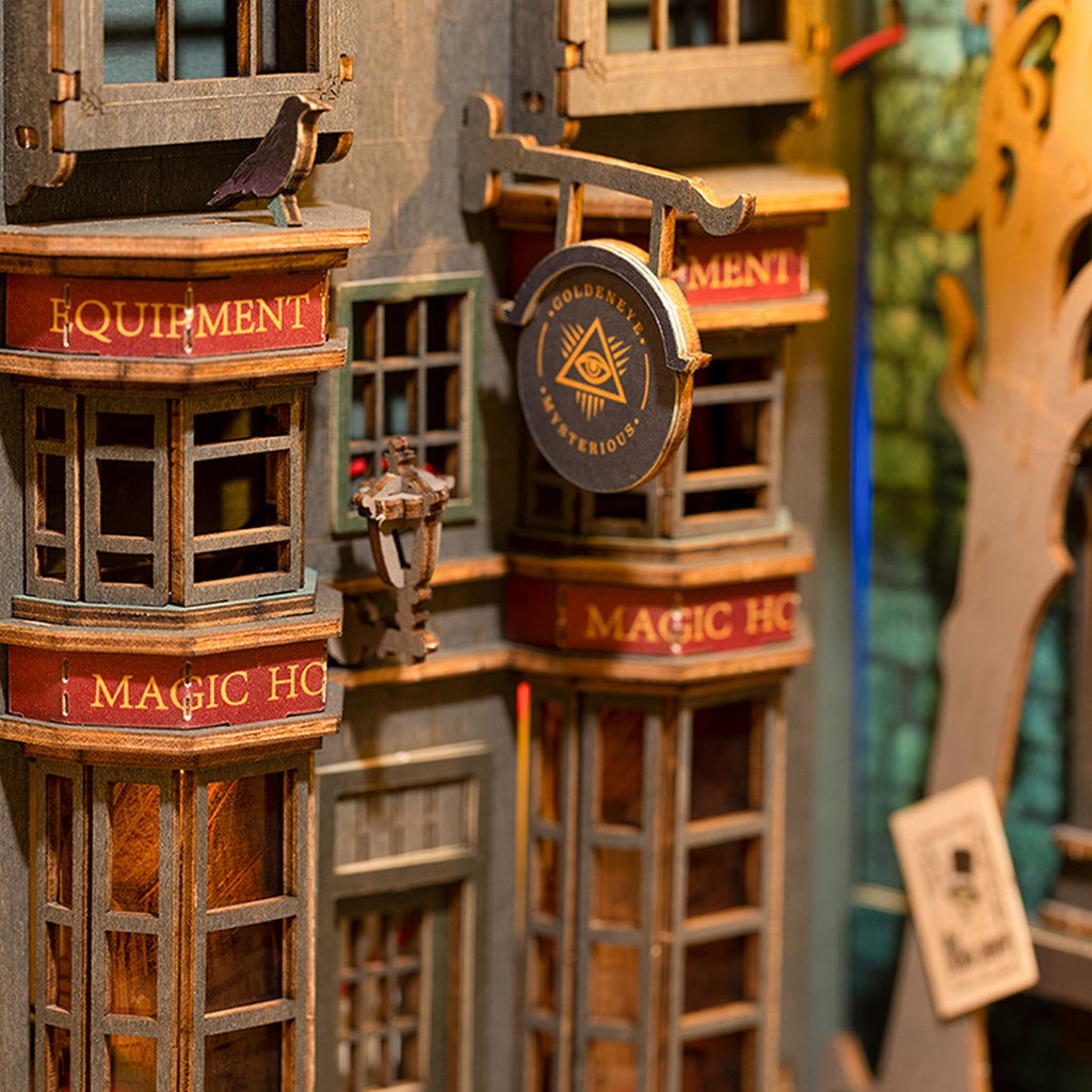 Toy 3D wooden puzzle magic house book mini house kit(No shipments on weekends, banned from Amazon) - Ballimart