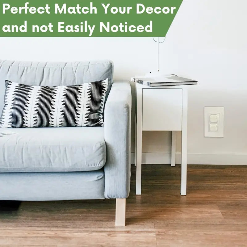 8Pcs/Set Outlet Covers, Baby Proofing Socket Protectors - Ballimart