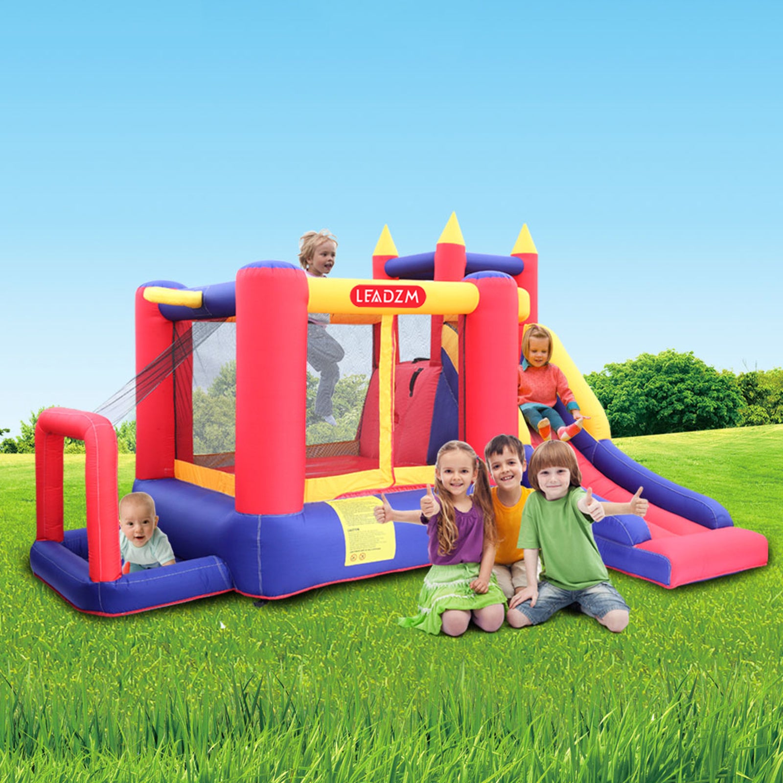 Inflatable Castle 420D Oxford Cloth Scraper Surface