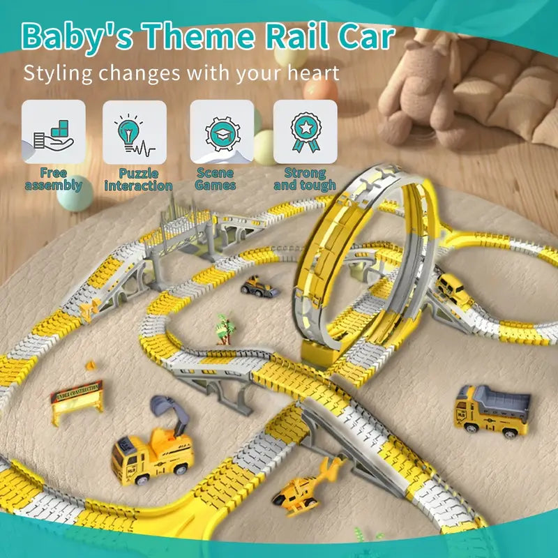 Electric Track Toy Car Toy, Over 8 Years Old - Ballimart