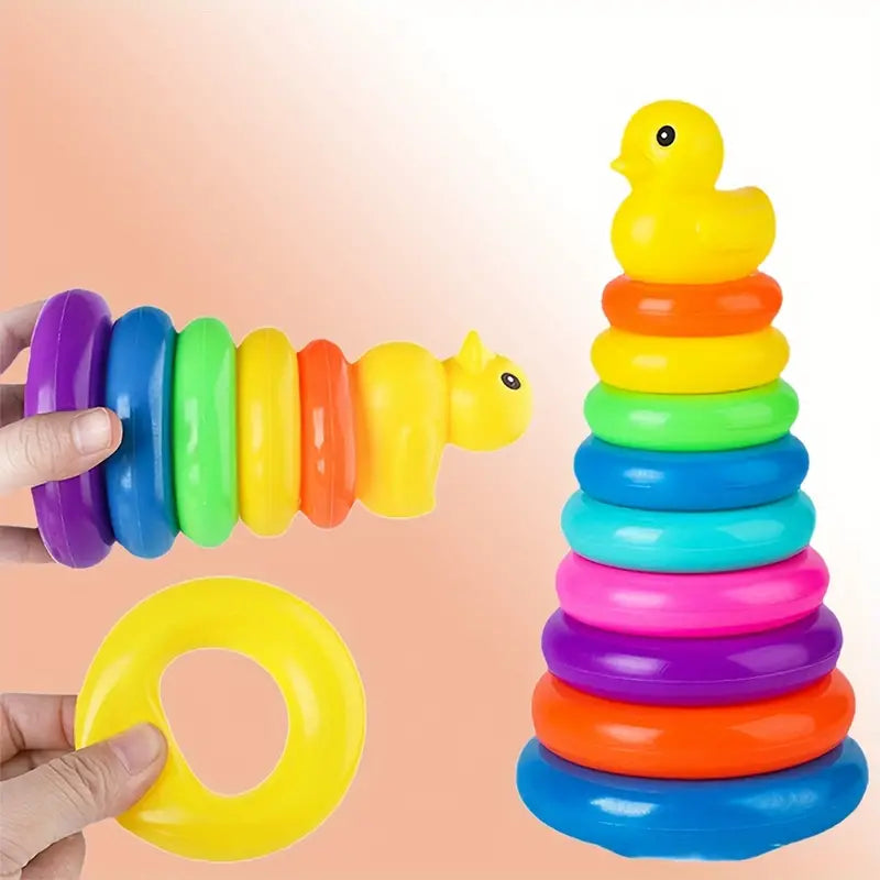 Color Random Rainbow Circle Educational Toys