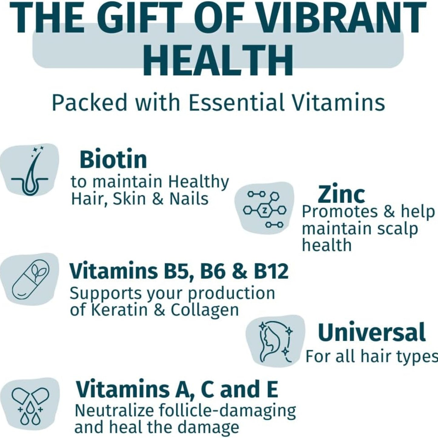 WEEM Hair Skin & Nails Gummies – Vegan Biotin Vitamins for Faster Hair Growth, Stronger Nails & Healthy Skin – Extra Strength Raspberry Flavor – 1 Bottle