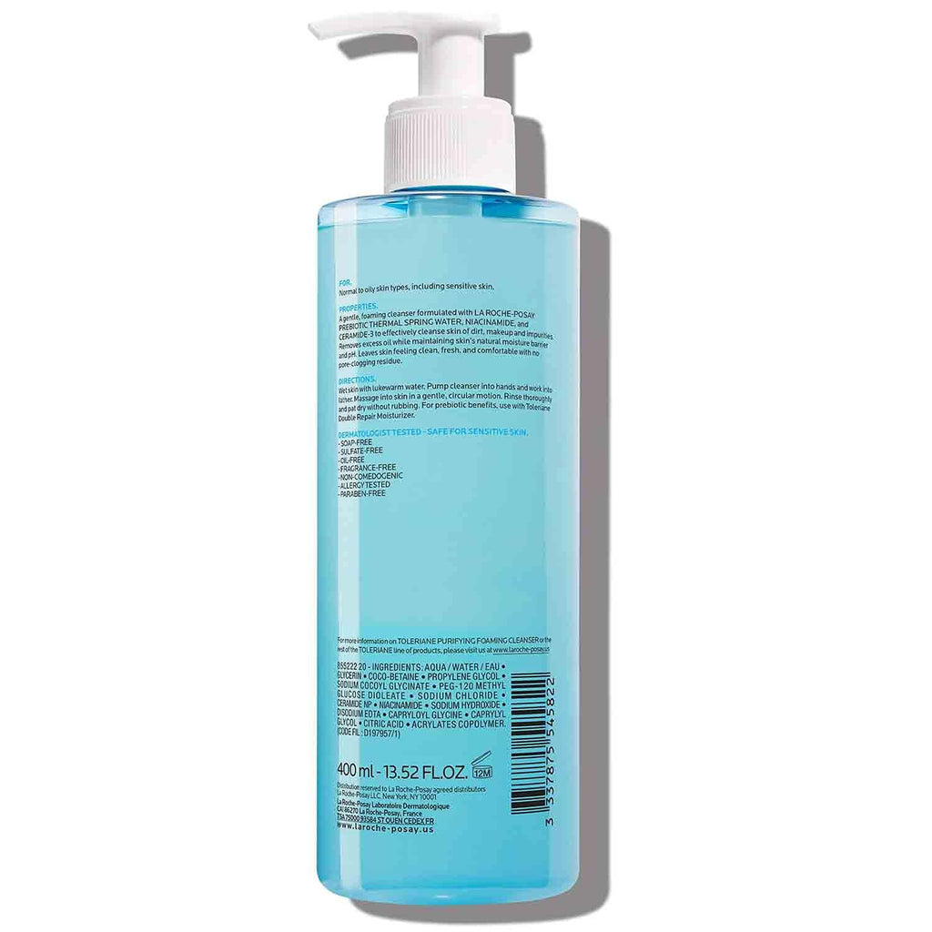 ✨ La Roche-Posay Toleriane Purifying Foaming Facial Cleanser - Oil-Free | For Oily & Sensitive Skin ✨ - Ballimart