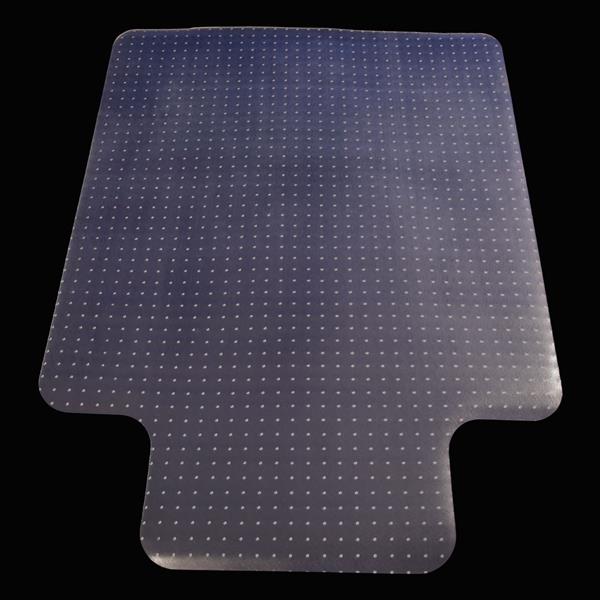 90 x 120 x 0.22cm PVC Home-use Protective Mat Chair Pad with Nail for Floor Chair Transparent