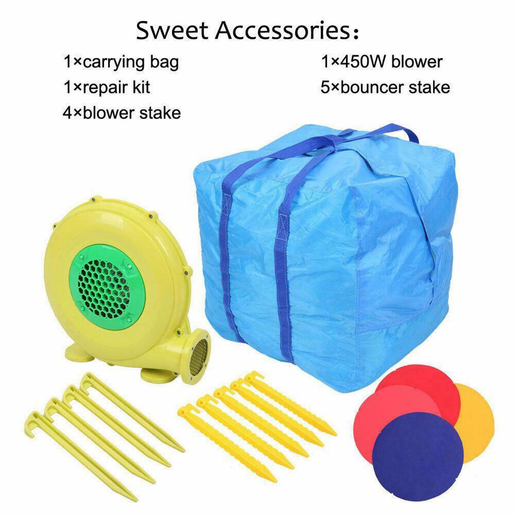 Inflatable Castle 420D Oxford Cloth Scraper Surface - Ballimart