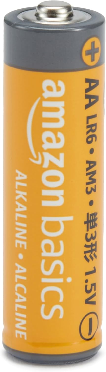 Amazon Basics 48-Pack AA Alkaline High-Performance Batteries - 1.5 Volt | 10-Year Shelf Life