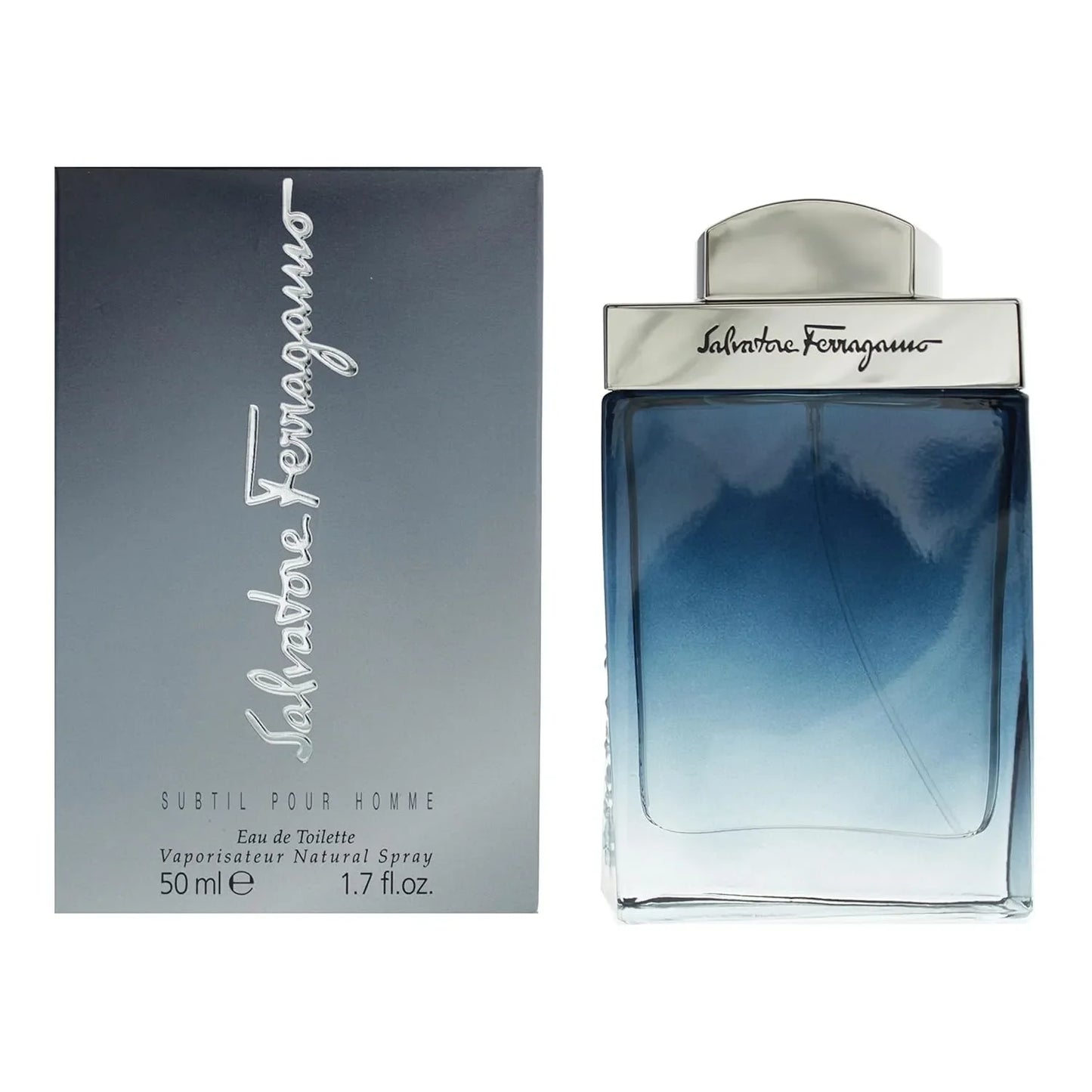 Ferragamo Subtil Eau De Toilette Spray For Men, 3.4 Ounce