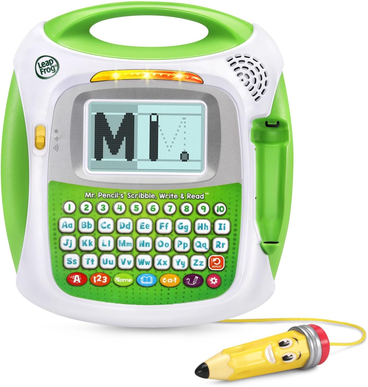 LeapFrog Mr. Pencil's Scribble, Write and Read - Green | Interactive Learning Tool for Ages 3+ - Ballimart