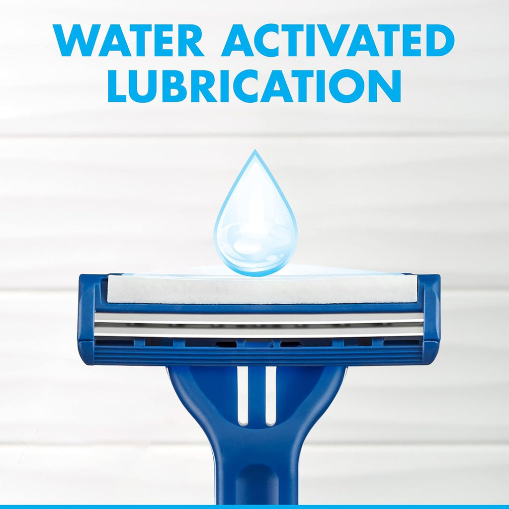 Gillette Sensor2 Pivoting Head Men's Disposable Razors - 25 Count | Twin Blades for a Comfortable Shave - Ballimart