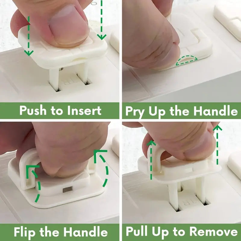 8Pcs/Set Outlet Covers, Baby Proofing Socket Protectors