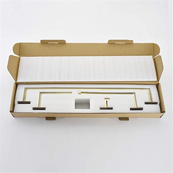 Strong Viscosity Adhesive 4 Pieces Bathroom Accessories Set Without Drilling Silver Brushed Towel Bar Set Holder Rack Robe Hook Tissue Toilet Paper Holder Rustproof 304 Stainless Steel KJ715PRO-4YIN - Ballimart