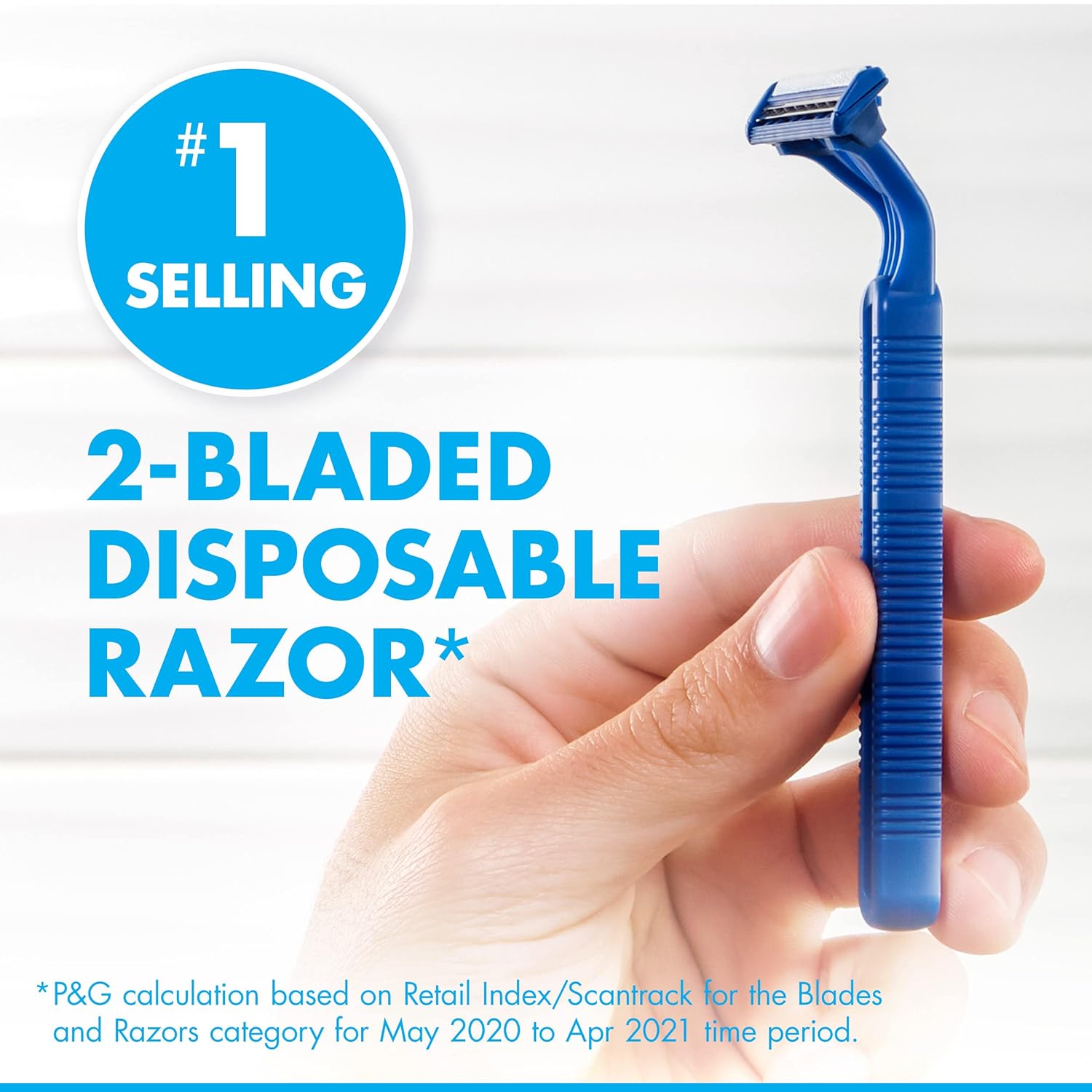 Gillette Sensor2 Pivoting Head Men's Disposable Razors - 25 Count | Twin Blades for a Comfortable Shave