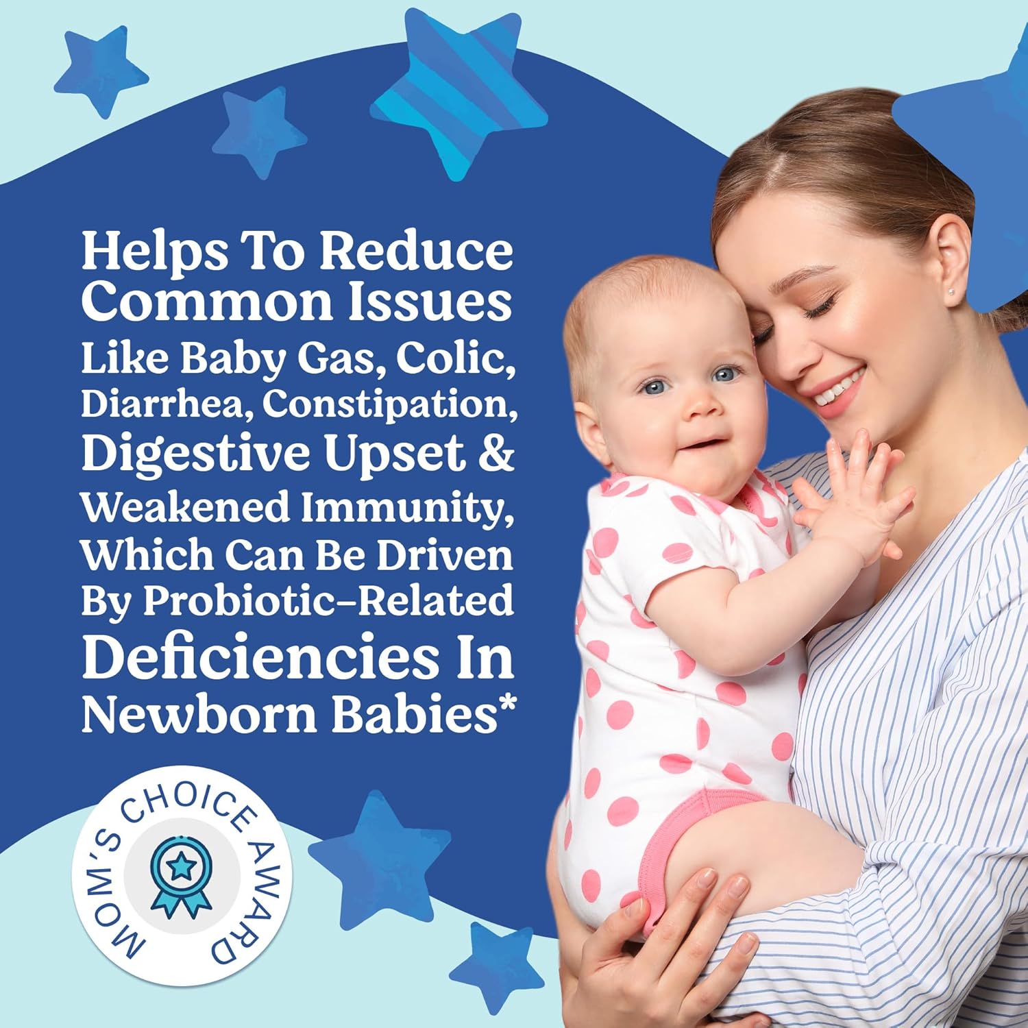 Lovebug Award-Winning USDA Organic Probiotic for Infants & Babies | Multi-Strain 5 Billion CFU Liquid Drops for Colic, Reflux, Diarrhea & Gas Relief | Ages 0-24 Months