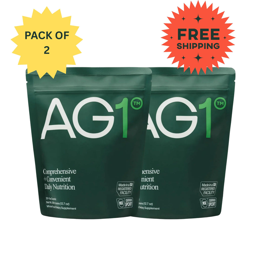 AG1 Athletic Greens 12.7 oz 360g Powder Supplement pack of 2 (free shipping)