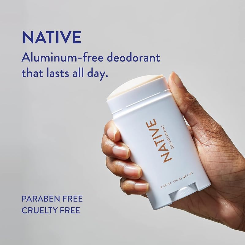 Native Coconut &amp; Vanilla Deodorant | Aluminum-Free, 72-Hour Odor Protection | Natural Deodorant for Men &amp; Women with Baking Soda, Coconut Oil &amp; Shea Butter