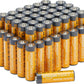 Amazon Basics 48-Pack AA Alkaline High-Performance Batteries - 1.5 Volt | 10-Year Shelf Life - Ballimart