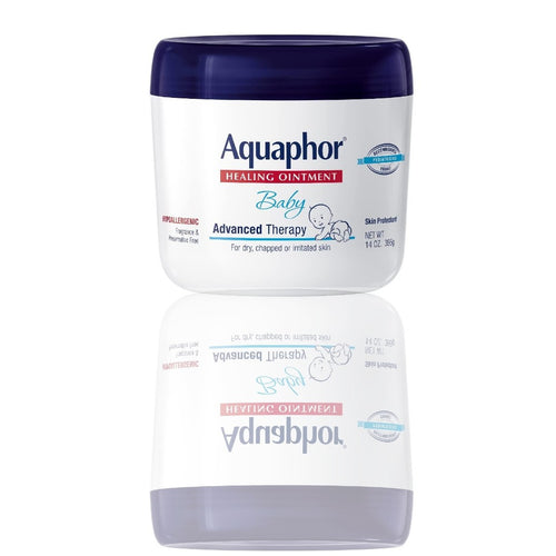 Aquaphor Baby Healing Ointment - Advanced Therapy Skin Protectant for Diaper Rash, Dry Skin, and Irritated Baby Skin, 14 Oz Jar - Ballimart